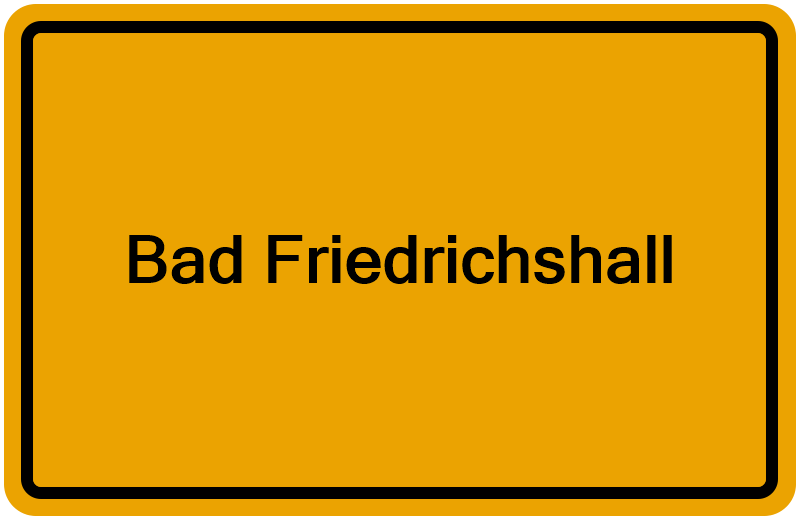 Handelsregister Bad Friedrichshall